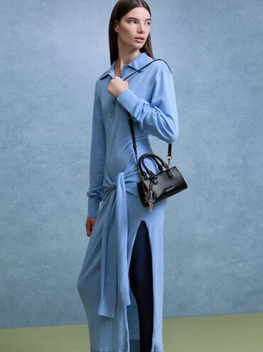 Mini Kerry Tote Bag, Black, hi-res