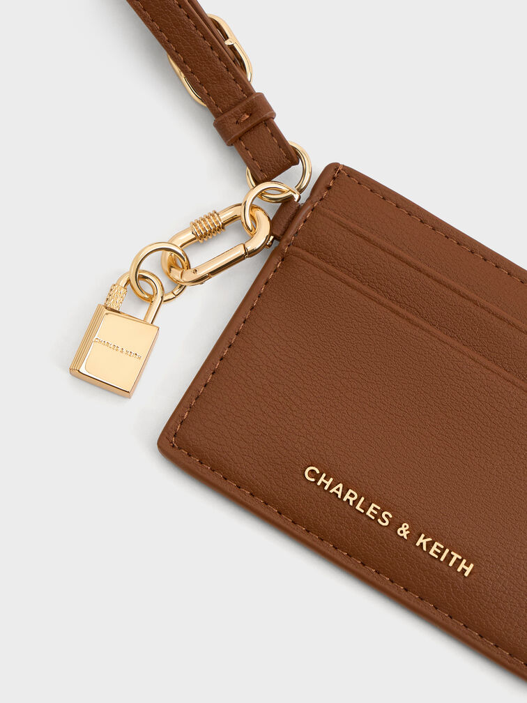 Scottie Card Holder, Chocolate, hi-res