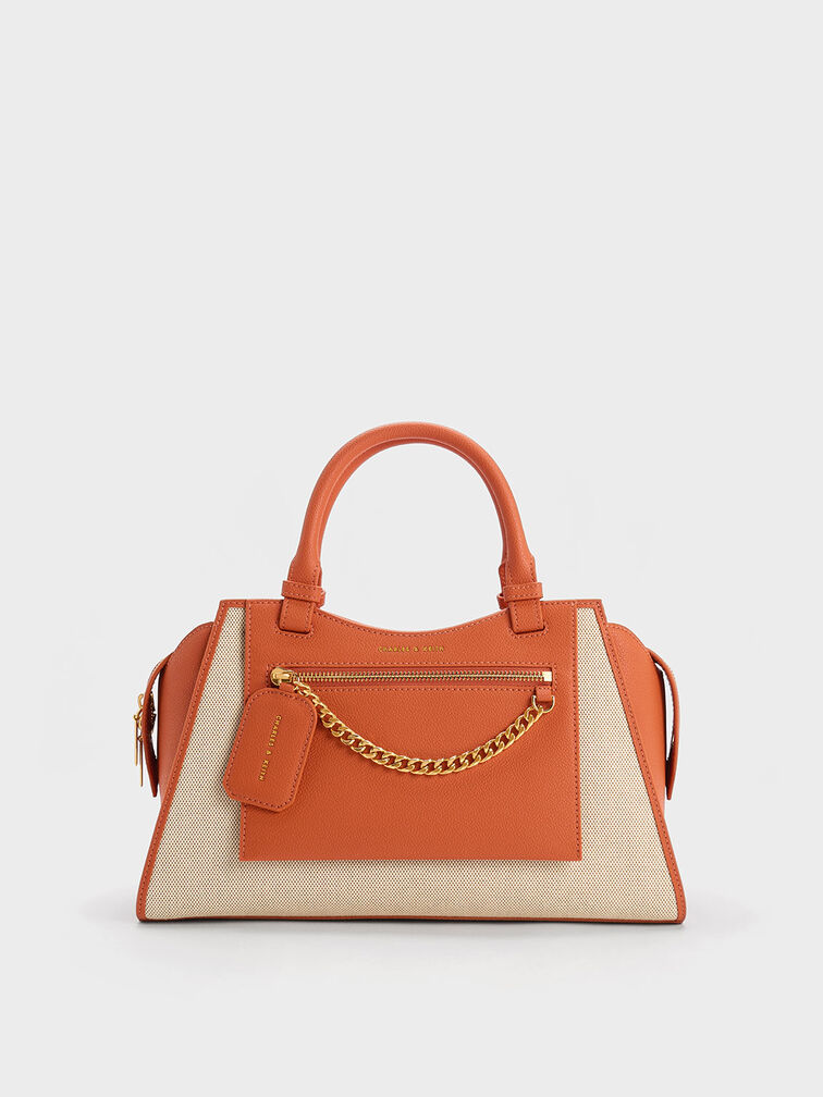 Avis Canvas Trapeze Tote Bag, , hi-res