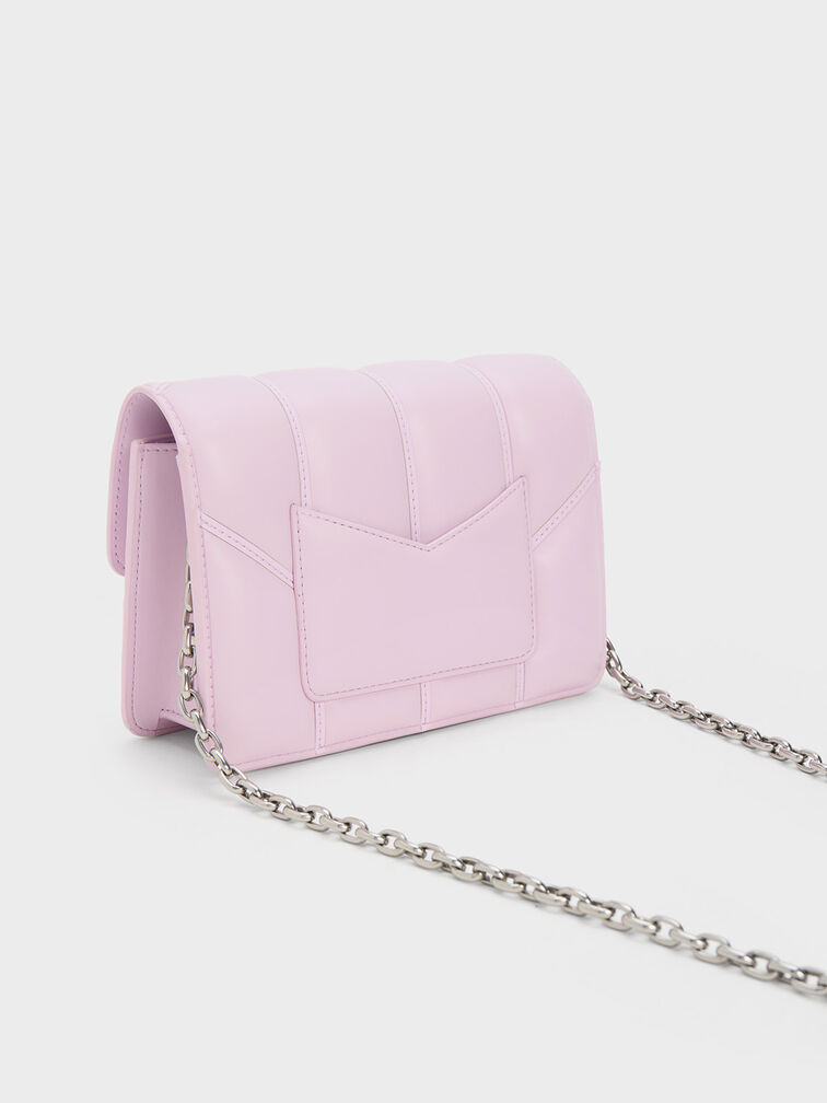 Eudora Chevron Boxy Bag, , hi-res