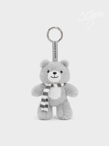 Dodie Bear Charm, Grey, hi-res