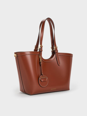 XL Enola Tote Bag, Brick, hi-res