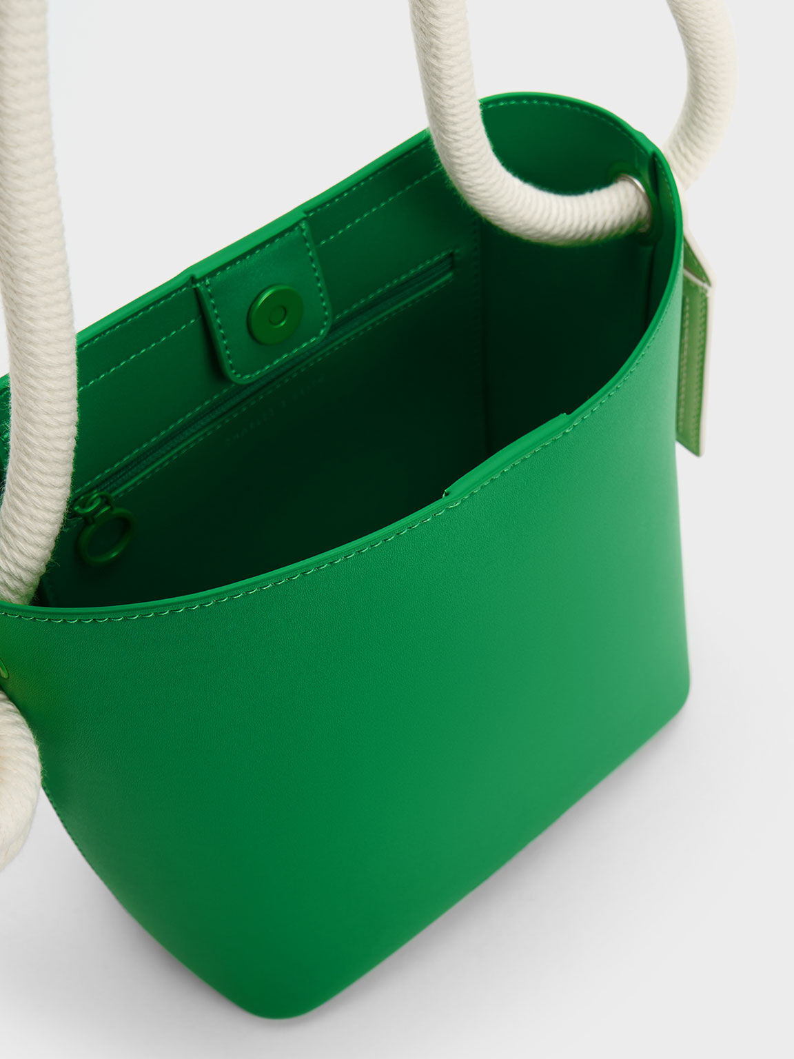 Green bucket on sale bag