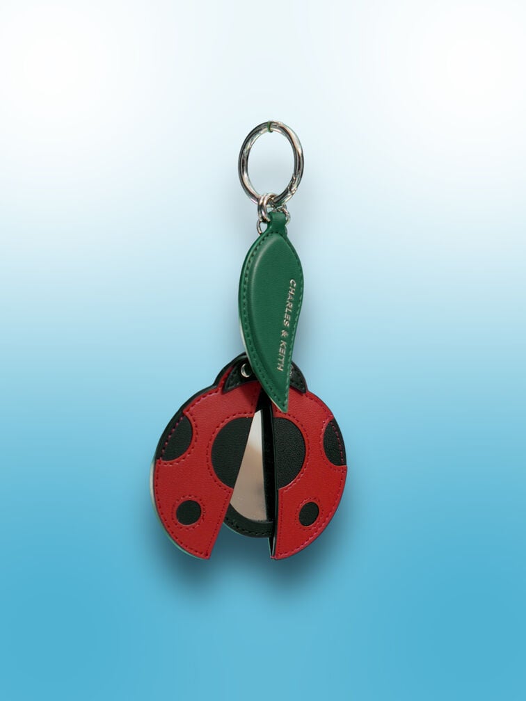 Ladybug Charm, Red, hi-res