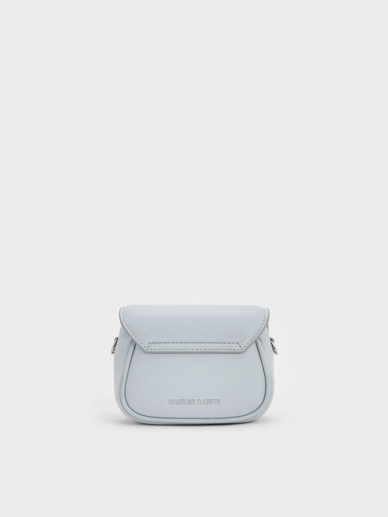 กระเป๋าคล้องข้อมือดีไซน์สายแบบผูกปมรุ่น Sammie, สีซีซอลต์บลู, hi-res