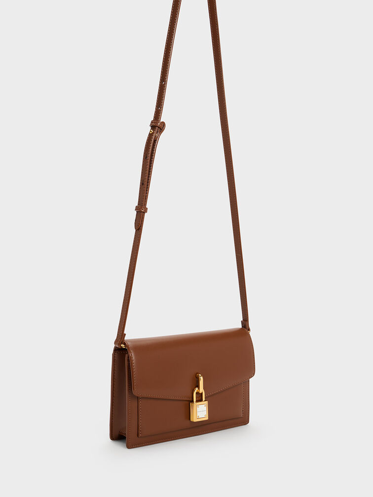 Padlock Envelope Crossbody Bag, , hi-res