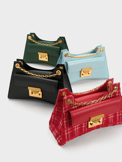 Eudora Tweed Sculptural Bag, , hi-res