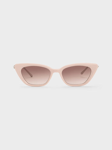 Adalyn Cat-Eye Sunglasses, Soft Pink, hi-res