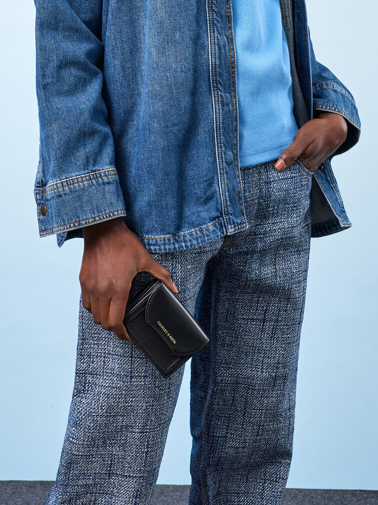 Enola Small Wallet, Black, hi-res