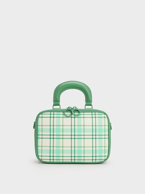 Cyrus Checkered Boxy Bag, , hi-res