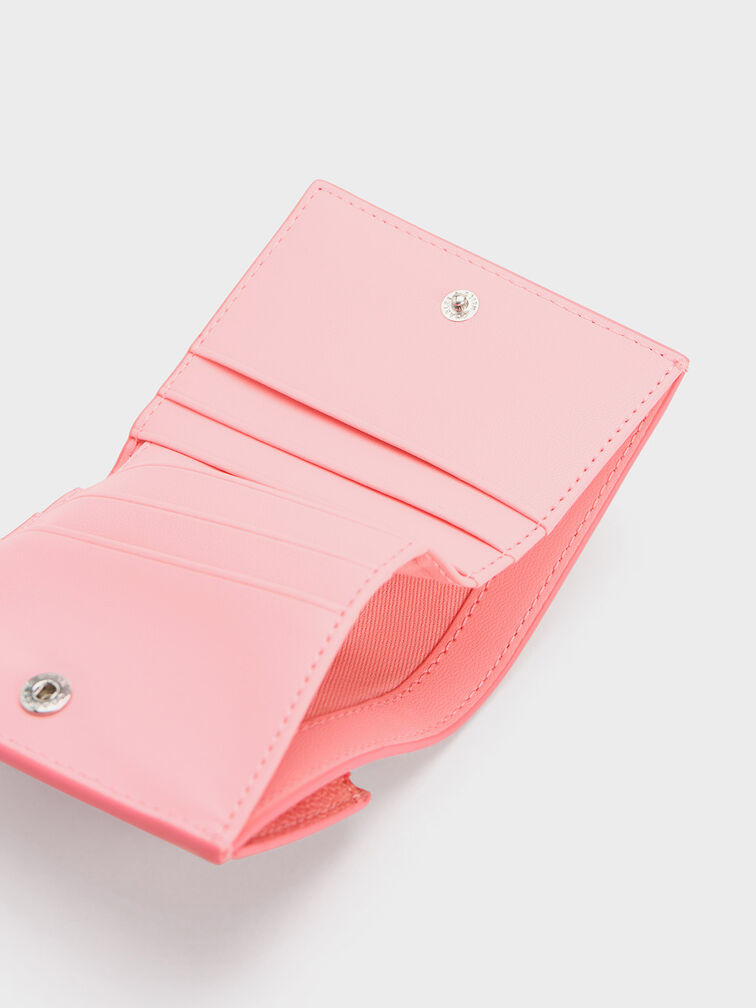 Marble-Print Small Wallet, , hi-res