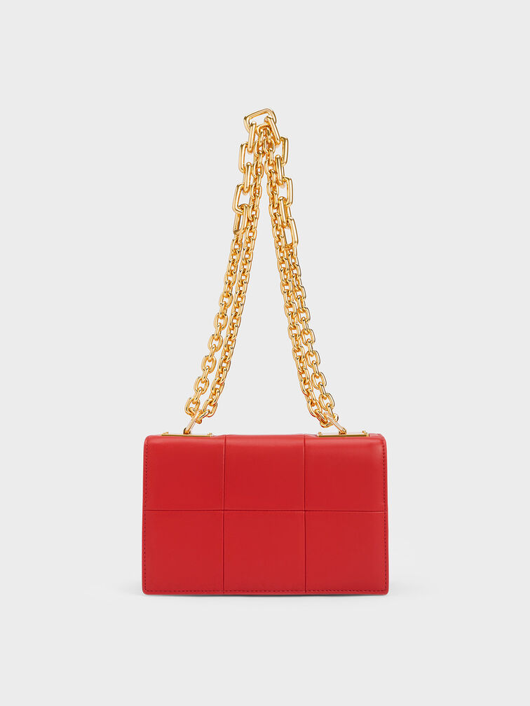 Georgette Chain Handle Bag, , hi-res