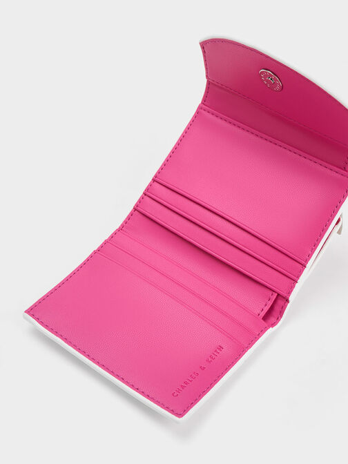 Alouette Contrast Trim Small Wallet, , hi-res