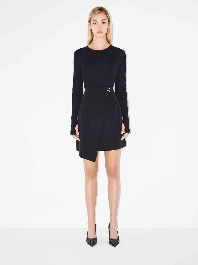 Cylindrical Heel Tweed Pumps, , hi-res