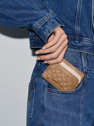 Quilted Multi-Slot Card Holder, , hi-res