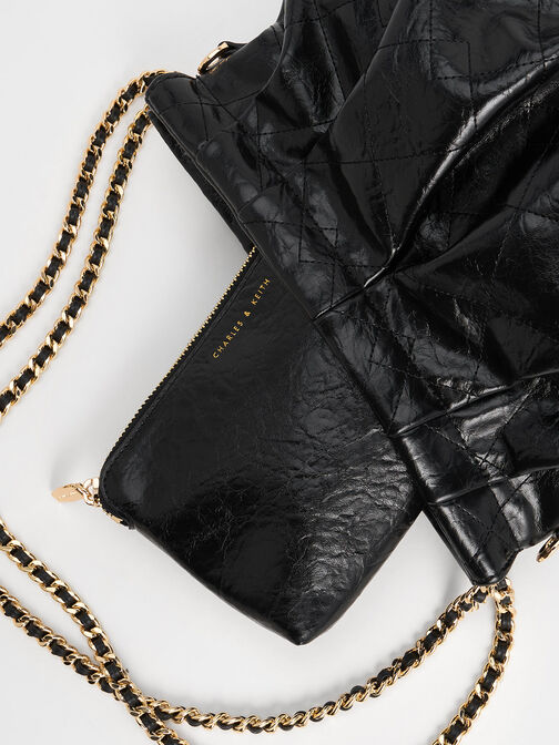 Duo Double Chain Hobo Bag, , hi-res