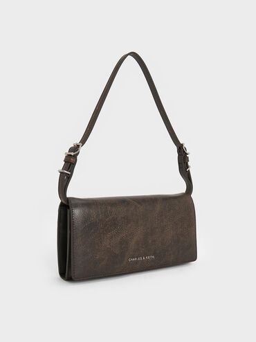 Sloane Long Wallet, Dark Brown, hi-res