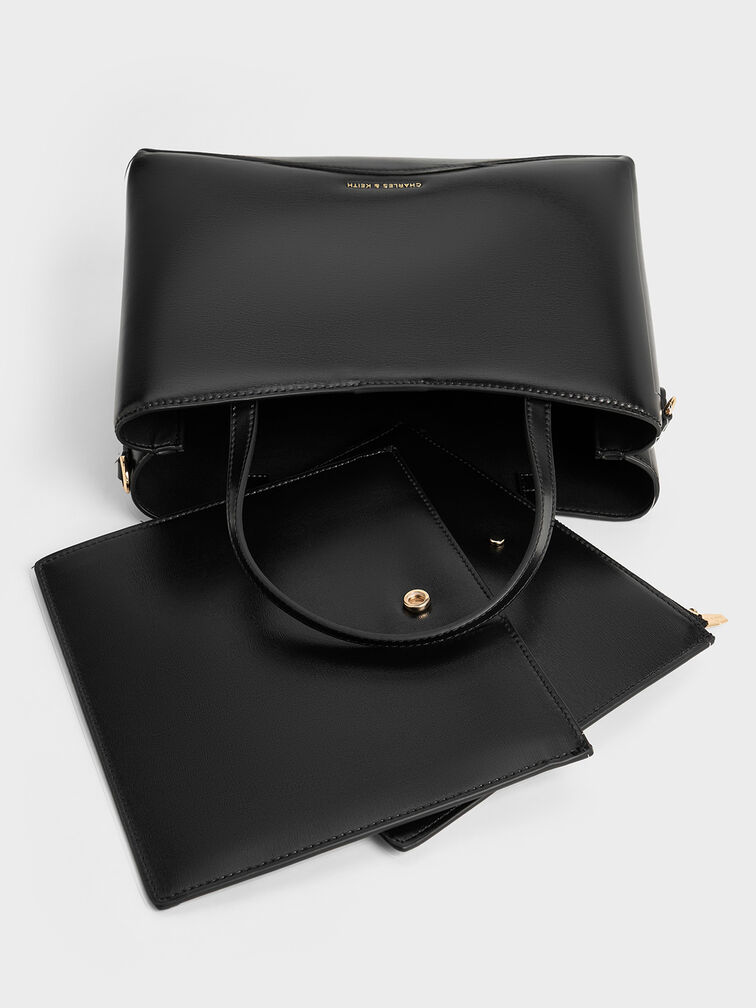 Sybill Tote Bag, Black, hi-res