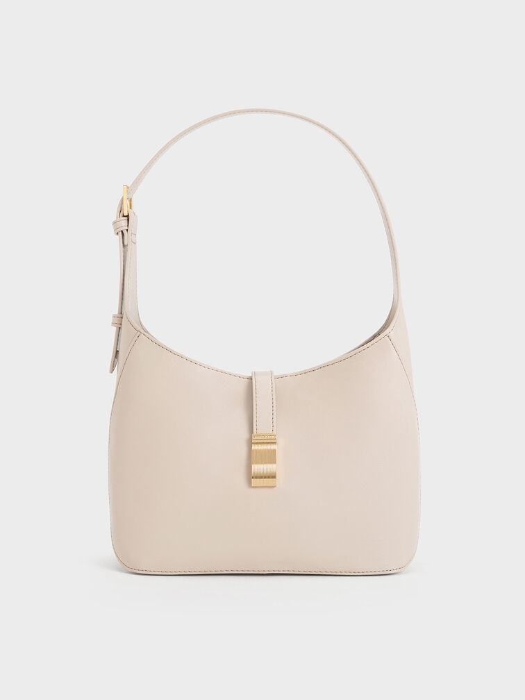 Wisteria Belted Shoulder Bag, Oat, hi-res