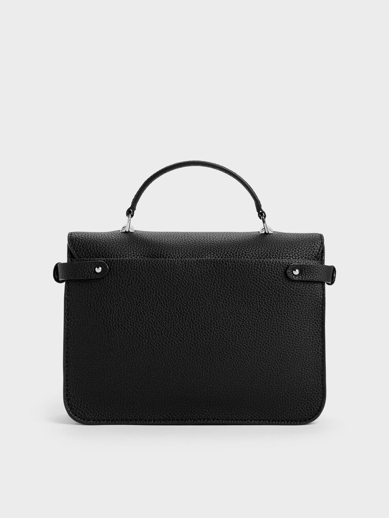 Mini Chance Turn-Lock Crossbody Bag, Noir, hi-res