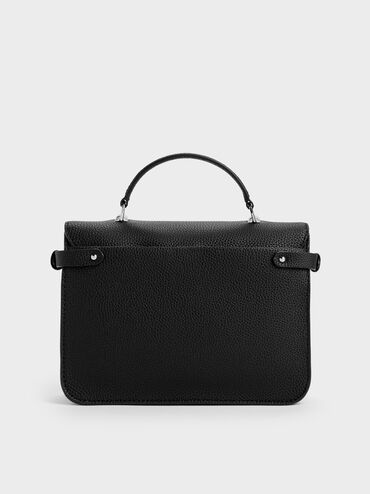 Mini Chance Turn-Lock Crossbody Bag, Noir, hi-res