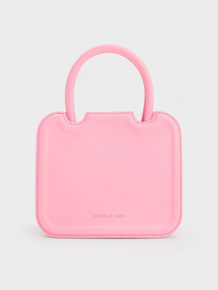 Perline Sculptural Tote Bag, Pink, hi-res