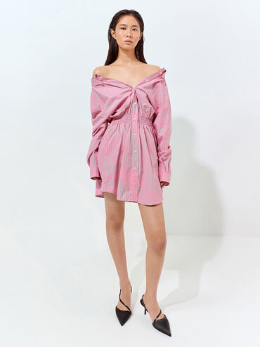 รองเท้าส้นสูงรัดส้นประดับเลื่อมรุ่น Briella, สีแบล็คเท็กซ์เจอร์, hi-res