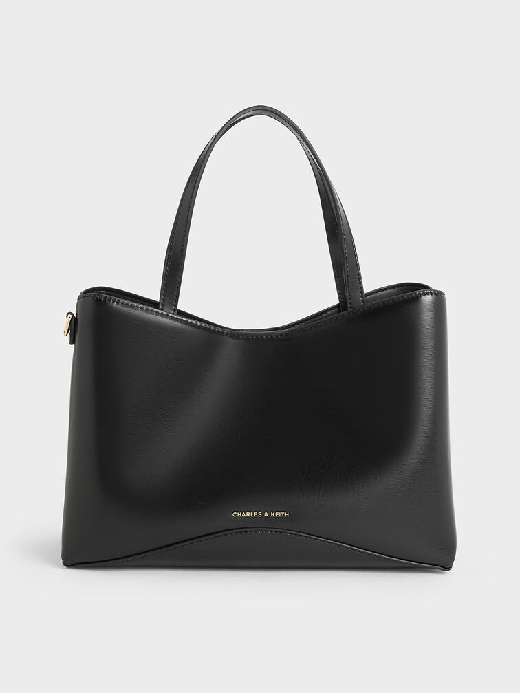 Sybill Tote Bag, Black, hi-res