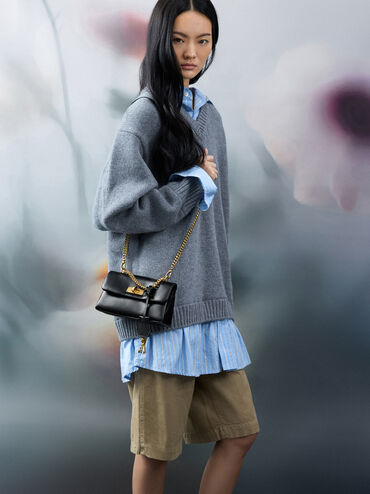 Kerry Wallet On Chain, Black, hi-res