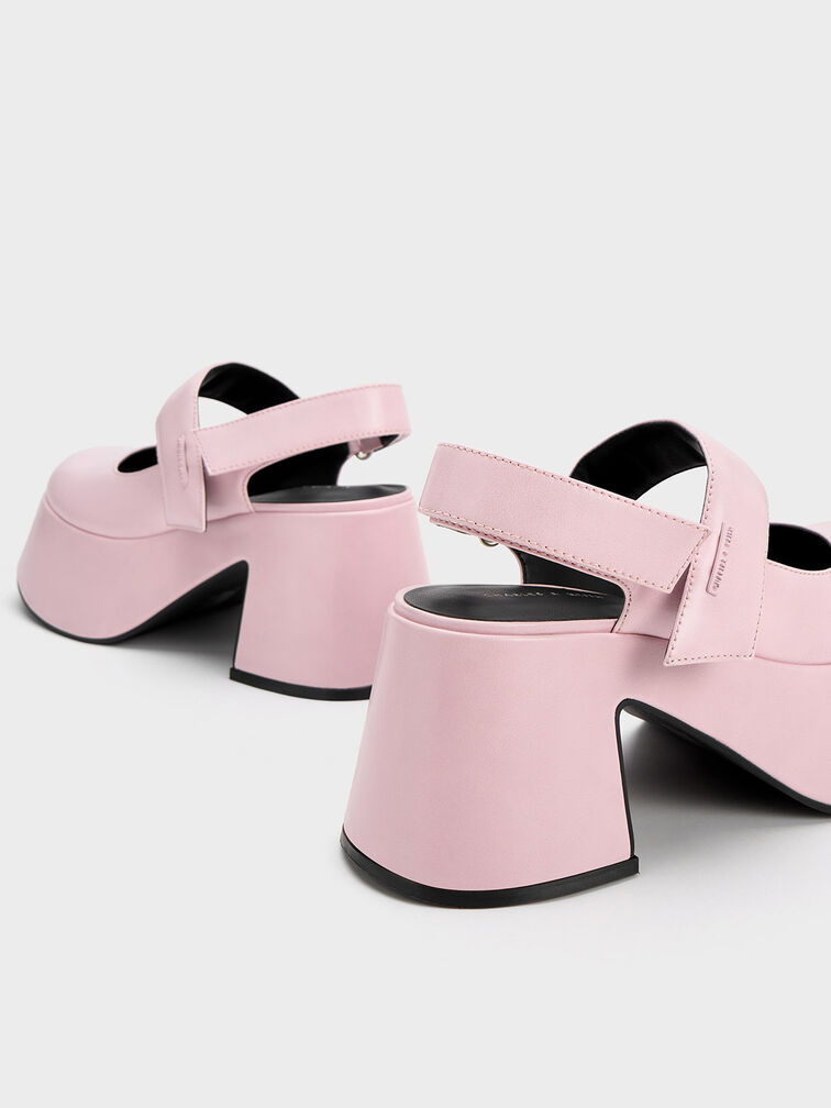 Rubina Slingback Mary Jane Pumps, Light Pink, hi-res