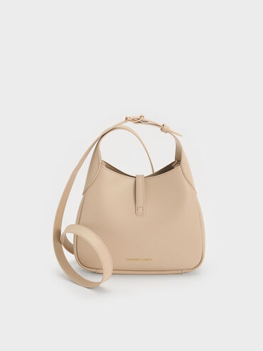 Mini Adalyn Hobo Bag, Dusted Oat, hi-res