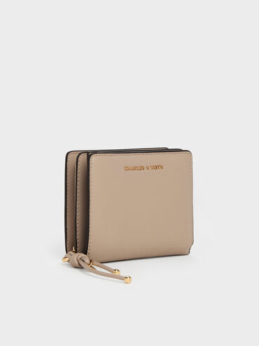 Everleigh Zip-Around Small Wallet, Taupe, hi-res