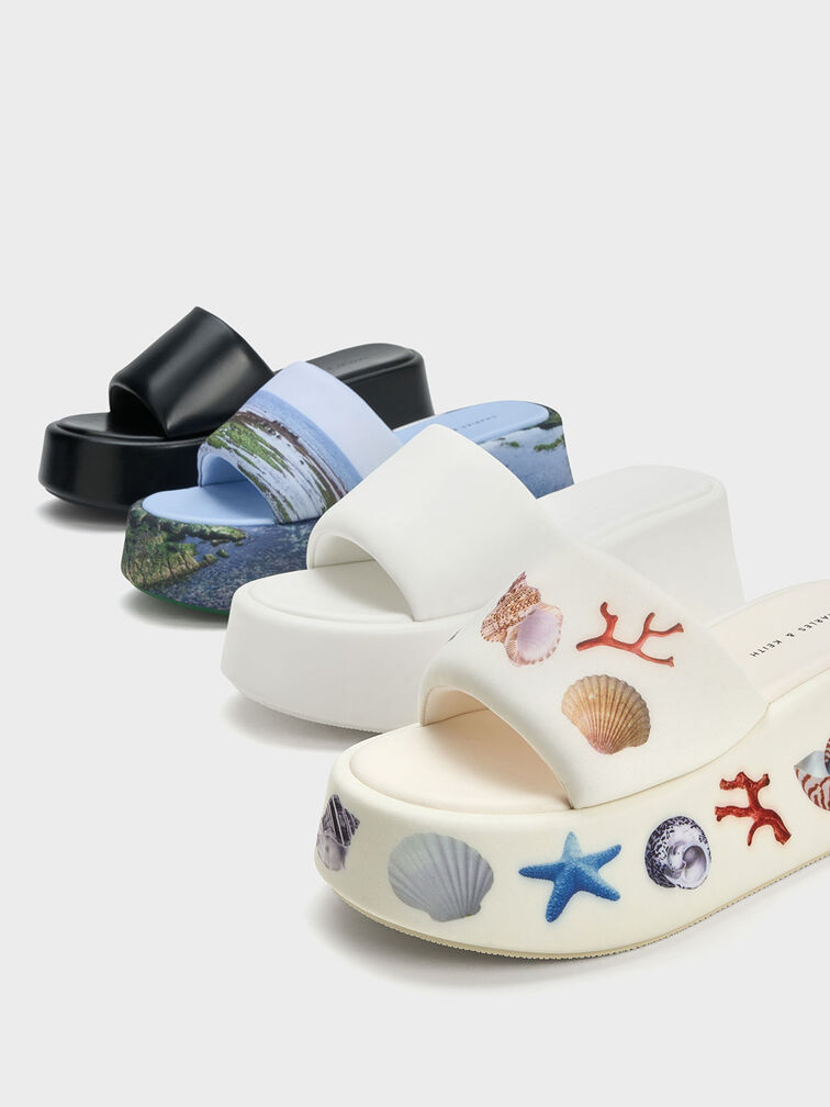 Constance Flatform Sandals, , hi-res