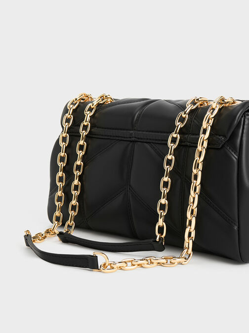 Eudora Chevron Trapeze Bag, , hi-res