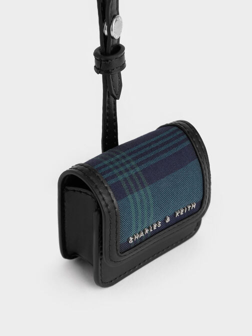 Tartan Print AirPods Pouch, , hi-res
