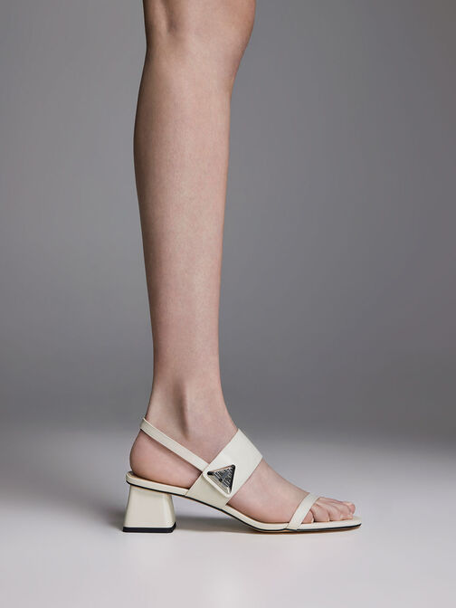 Trice Metallic Accent Block Heel Sandals, สีชอล์ค, hi-res