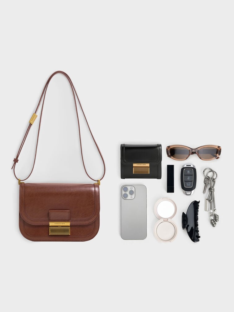 Charlot Bag, Dark Brown, hi-res