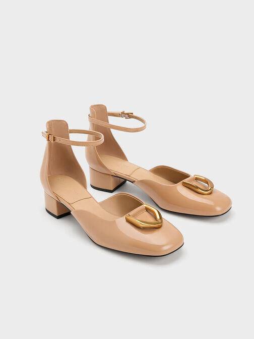 Gabine Patent Leather D'Orsay Pumps, , hi-res