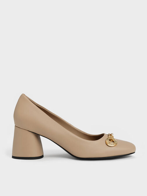 Circle Chain-Link Cylindrical Heel Pumps, , hi-res