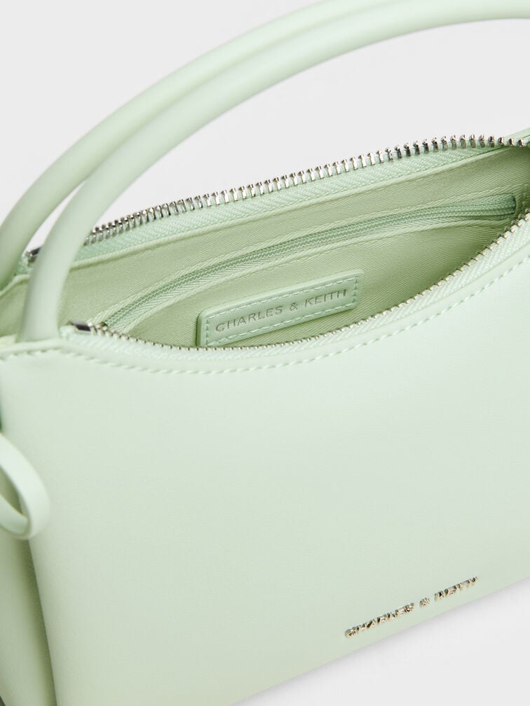 Hazel Bow Top Handle Bag, Mint Green, hi-res