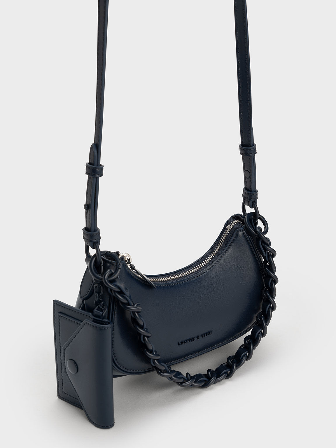 Charles and keith chunky chain link cheap shoulder bag