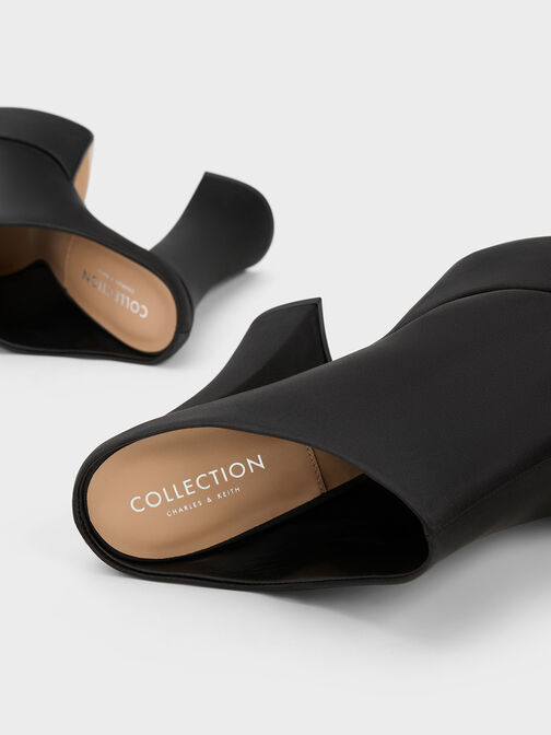 Delphine Recycled Polyester Platform Mules, , hi-res