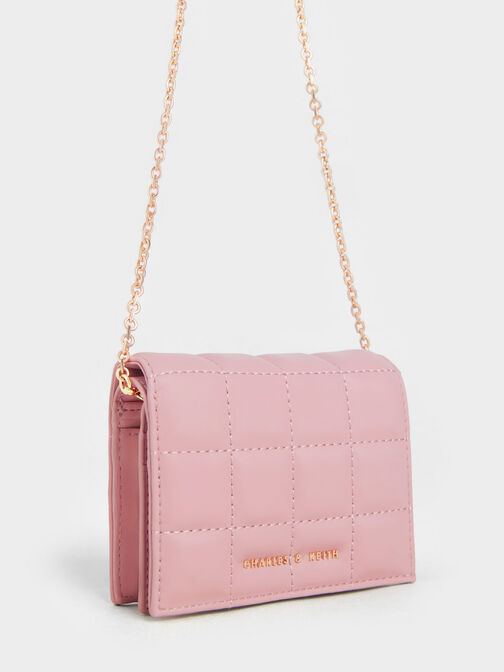 Quilted Mini Short Wallet, , hi-res