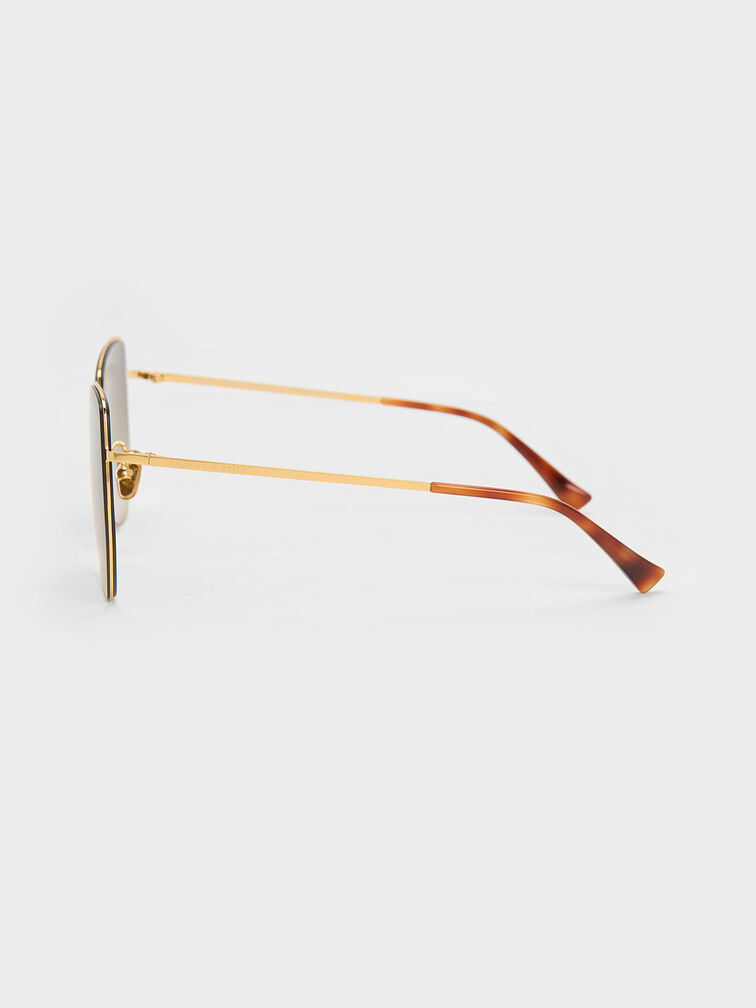 Recycled Acetate Butterfly Sunglasses, , hi-res