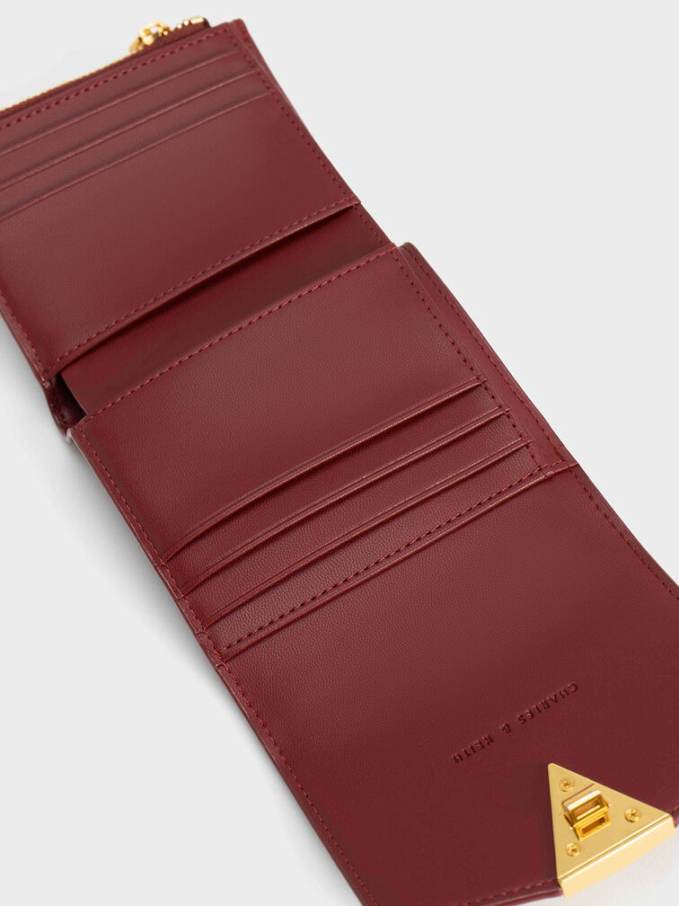 Quinlynn Metallic Accent Quilted Wallet, , hi-res