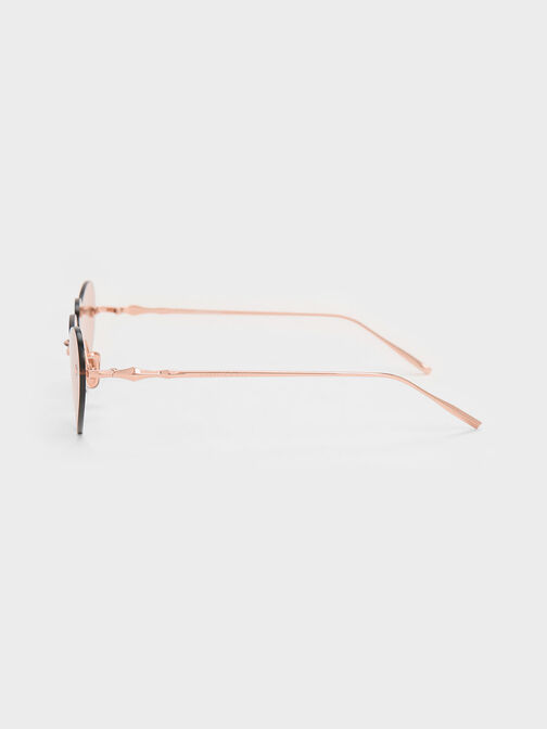 Heart-Shaped Cat-Eye Sunglasses, , hi-res