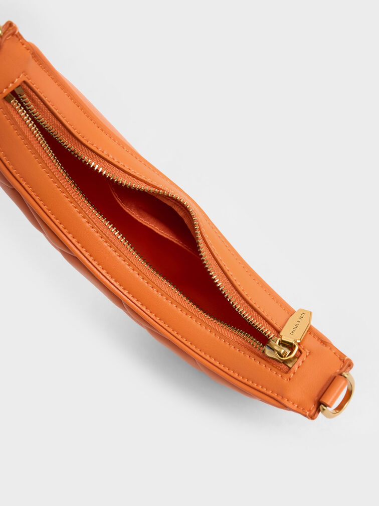 Bonnie Chain-Handle Crescent Bag, , hi-res