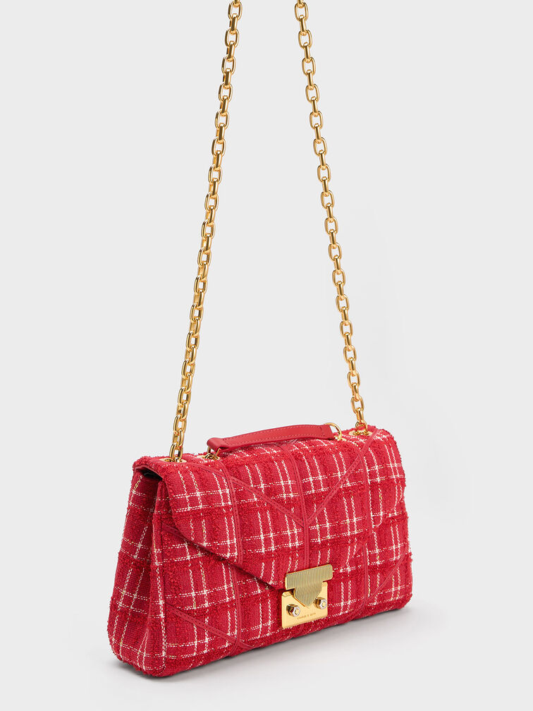 Eudora Tweed Trapeze Bag, , hi-res