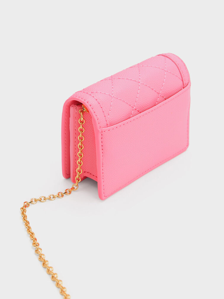 Micaela Quilted Cardholder, , hi-res