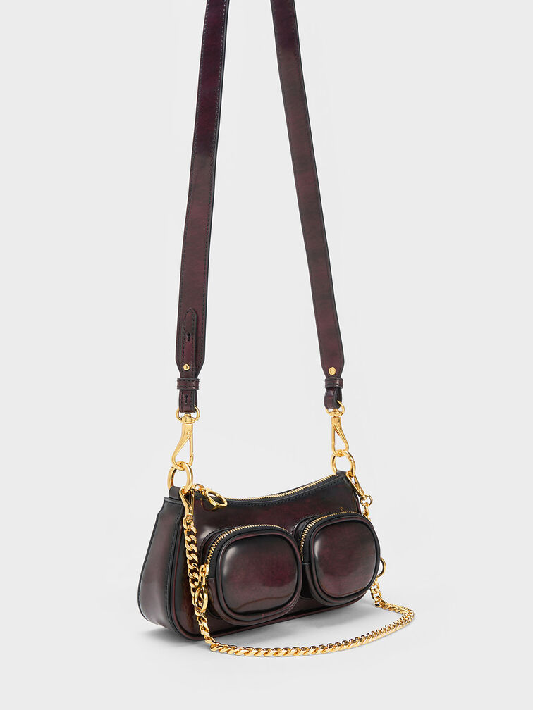Letitia Chain-Link Shoulder Bag, , hi-res